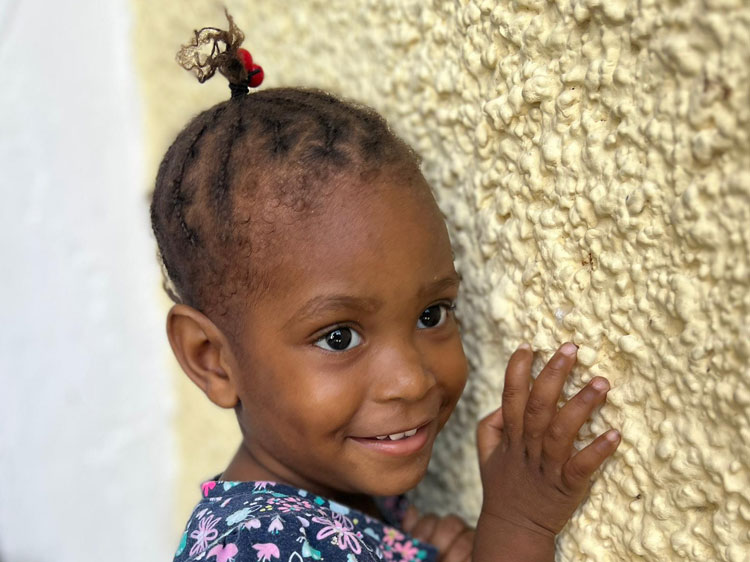 Christy at Brits Home in Haiti