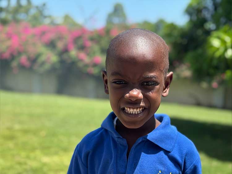 Jobson at Brits Home in Haiti