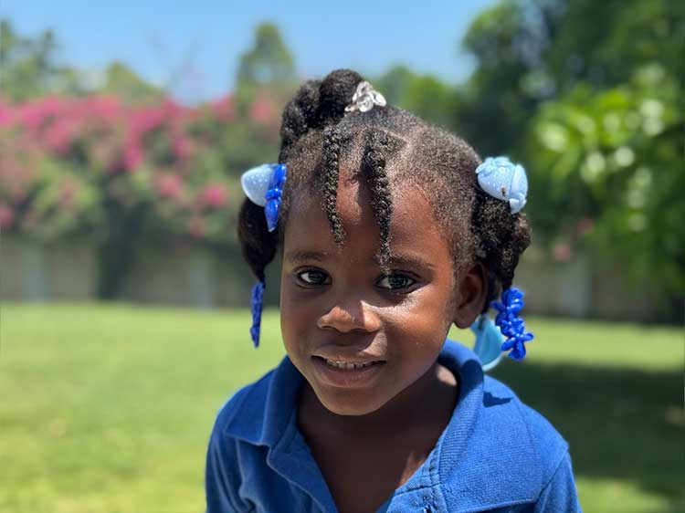 Maya at Brits Home in Haiti